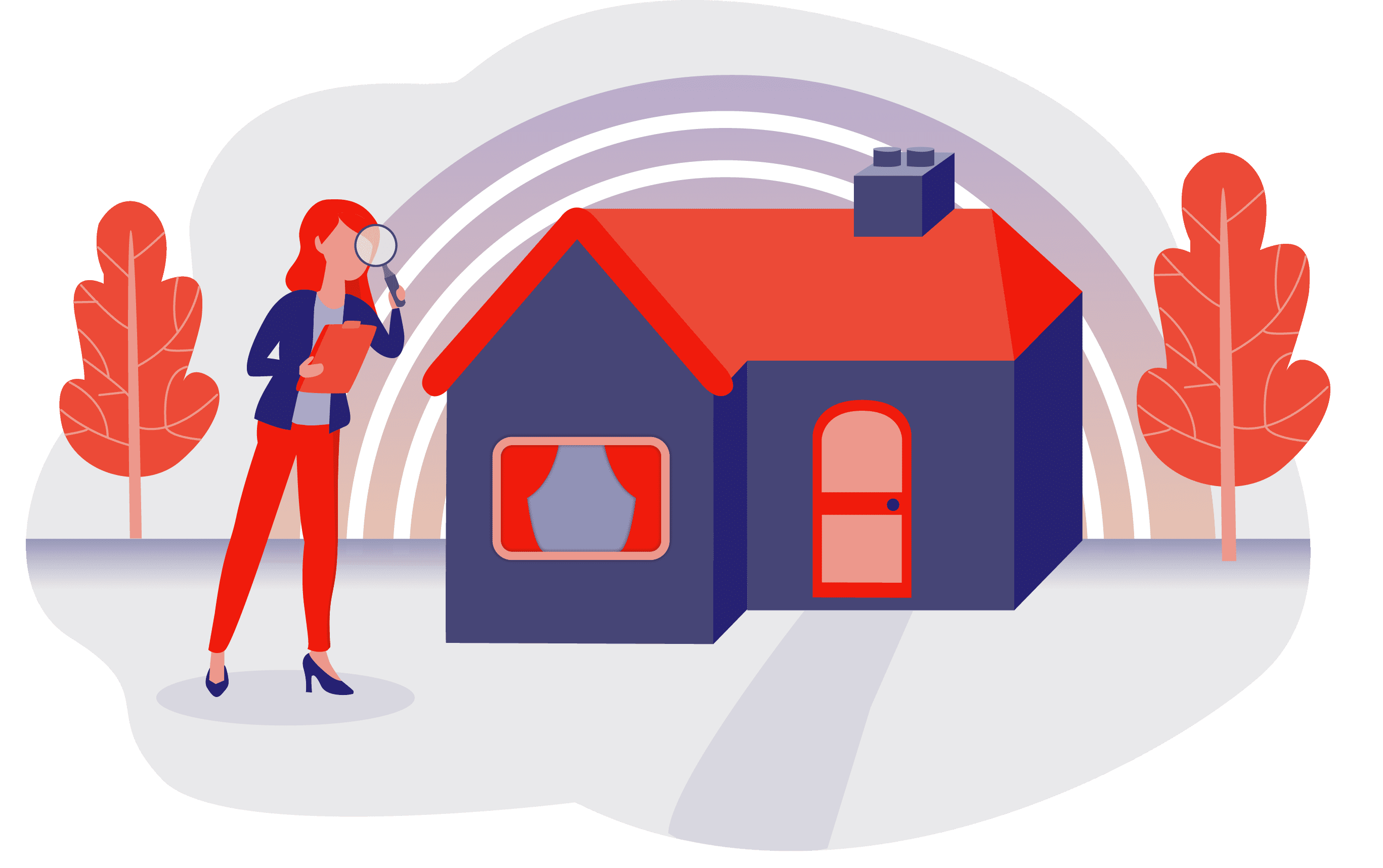Illustratie van een woningtaxatie